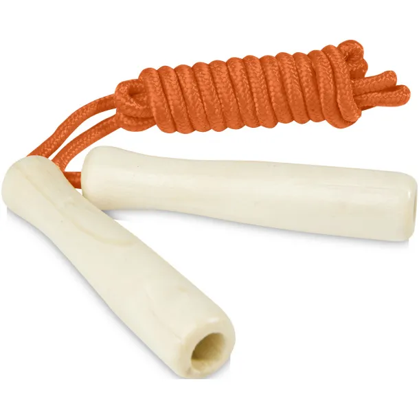 Jake wooden skipping rope for kids Orange