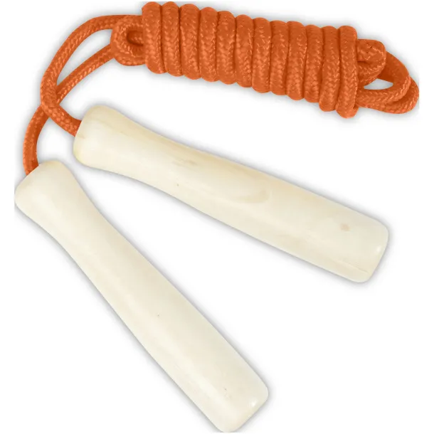 Jake wooden skipping rope for kids Orange