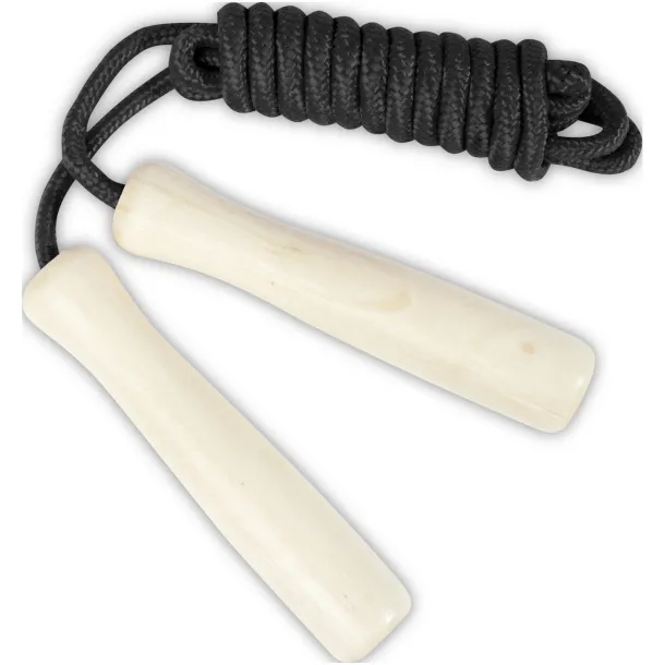 Jake wooden skipping rope for kids Solid black
