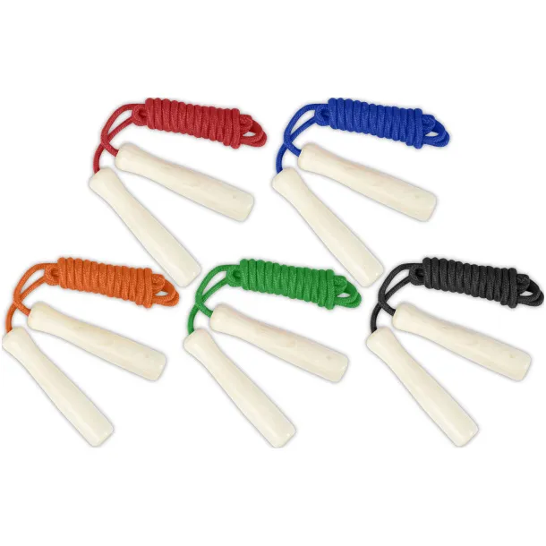 Jake wooden skipping rope for kids Red