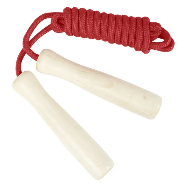 Jake wooden skipping rope for kids Red