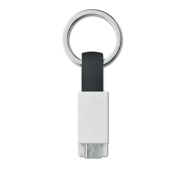 MINI Key ring micro USB cable Black