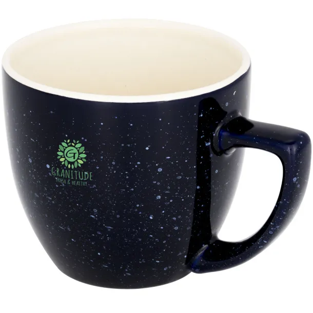 Sussix 325 ml speckled ceramic mug - Bullet Blue