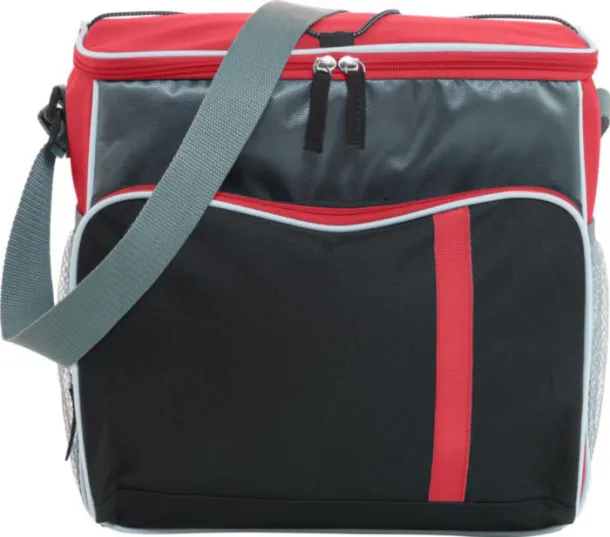  Polyester (600D) cooler bag Ravi Crvena