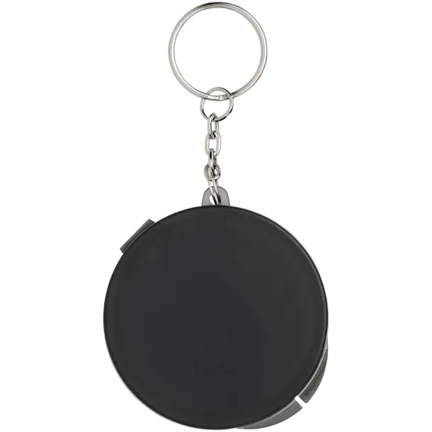 Rhine reusable silicone straw keychain - Bullet Blue