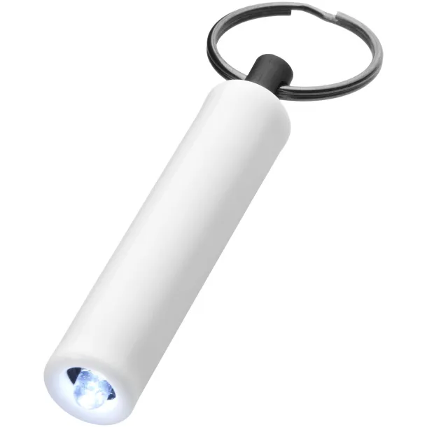 Retro LED keychain light - Bullet White
