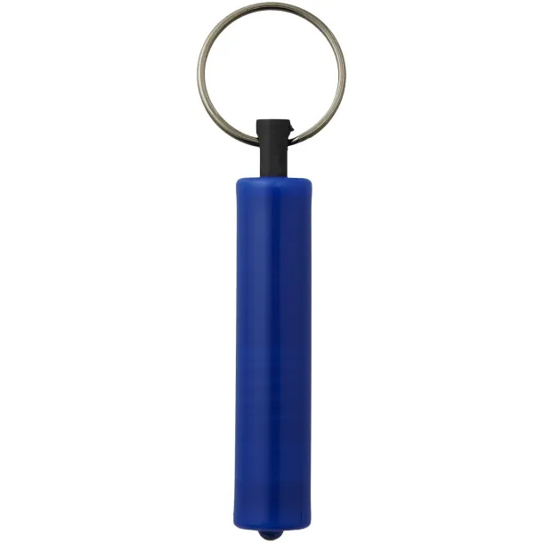 Retro LED keychain light - Bullet Royal blue