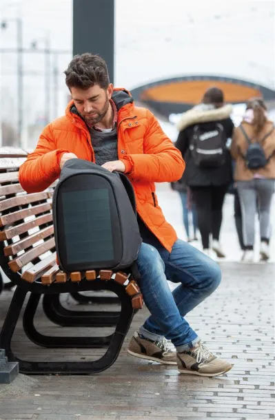  Bobby Tech anti-theft backpack Black