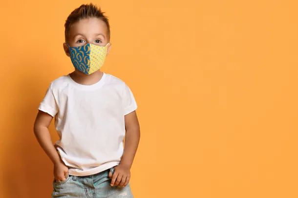 CreaMask Kids custom face mask for kids White
