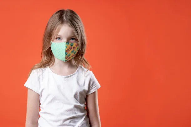 CreaMask Kids personalizirana dječja maska za lice Bijela