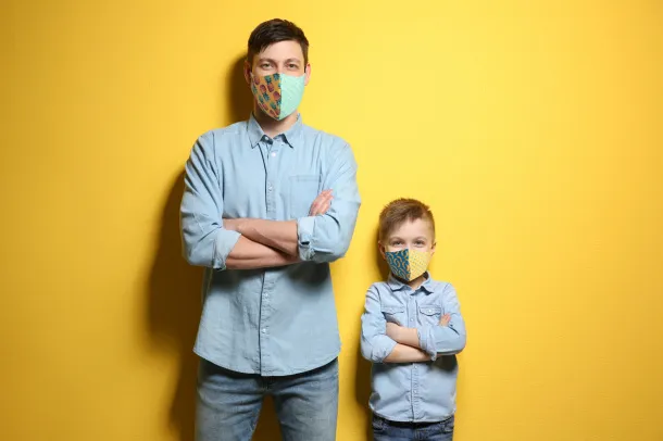 CreaMask Kids personalizirana dječja maska za lice Bijela