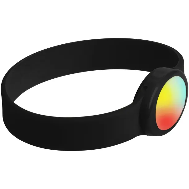 Tico multi-colour LED bracelet - Bullet Solid black