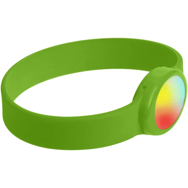Tico multi-colour LED bracelet - Bullet Lime