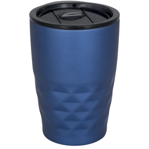 Geo 350 ml copper vacuum insulated tumbler Blue