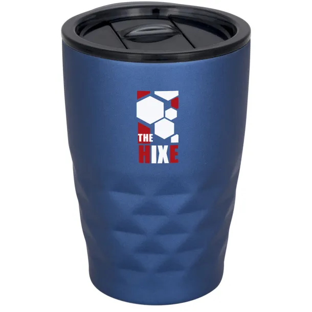 Geo 350 ml copper vacuum insulated tumbler Blue