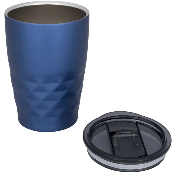 Geo 350 ml copper vacuum insulated tumbler Blue