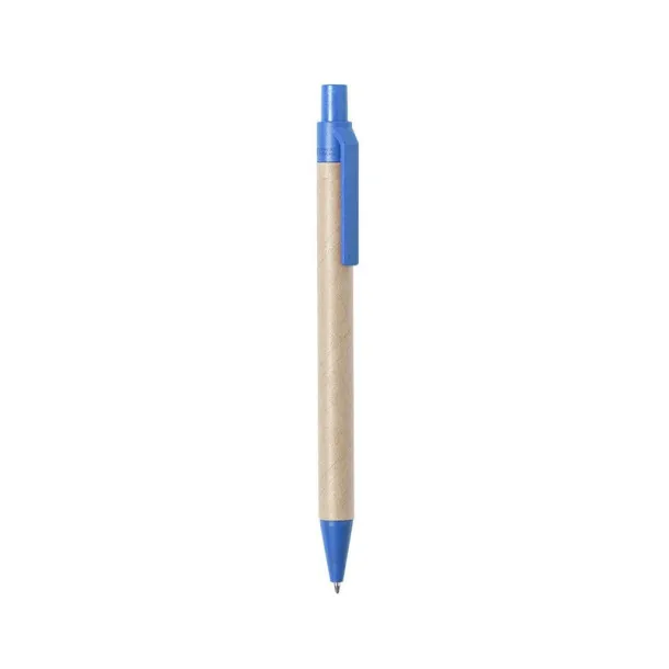  Recycled cardboard ball pen Plava