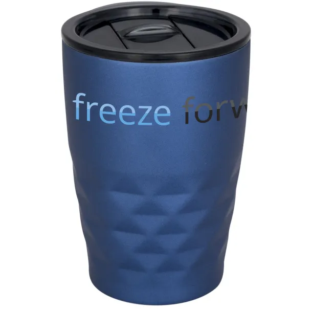 Geo 350 ml copper vacuum insulated tumbler Blue