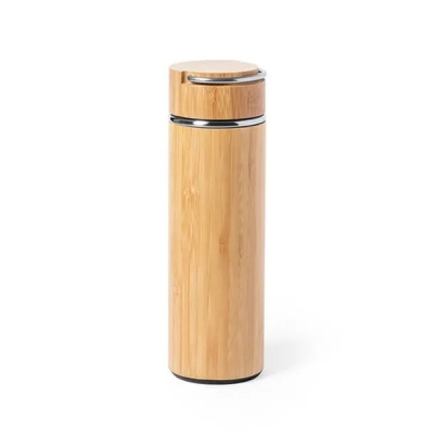  Bamboo vacuum flask 410 ml light brown