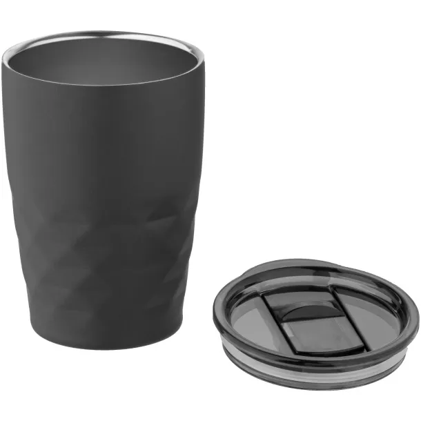 Geo 350 ml copper vacuum insulated tumbler Solid black