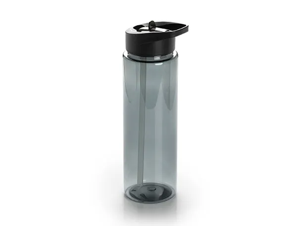 REFRESH plastic sports bottle Black