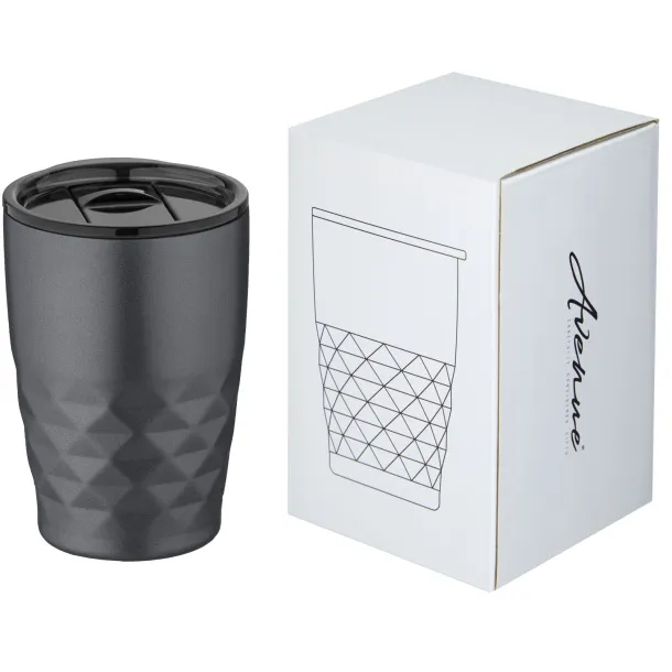 Geo 350 ml copper vacuum insulated tumbler Grey