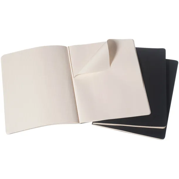 Moleskine Cahier Journal XL - squared - Moleskine Solid black