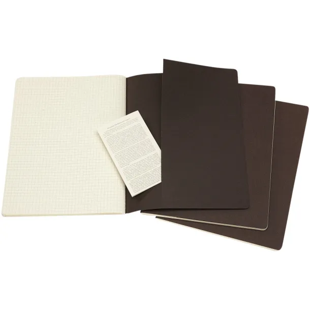 Moleskine Cahier Journal XL - squared - Moleskine Coffee brown