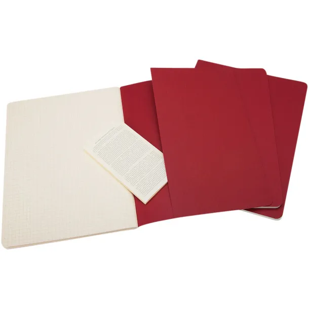 Moleskine Cahier Journal XL - squared - Moleskine Amaranth red