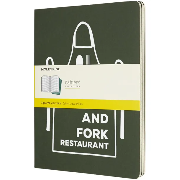 Moleskine Cahier Journal XL - squared - Moleskine Myrtle green