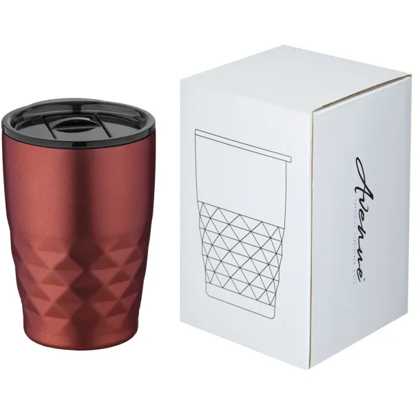 Geo 350 ml copper vacuum insulated tumbler Red