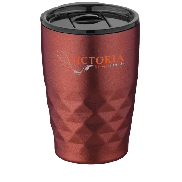 Geo 350 ml copper vacuum insulated tumbler Red