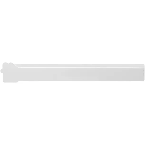 Loki 30 cm house-shaped plastic ruler - PF Manufactured White