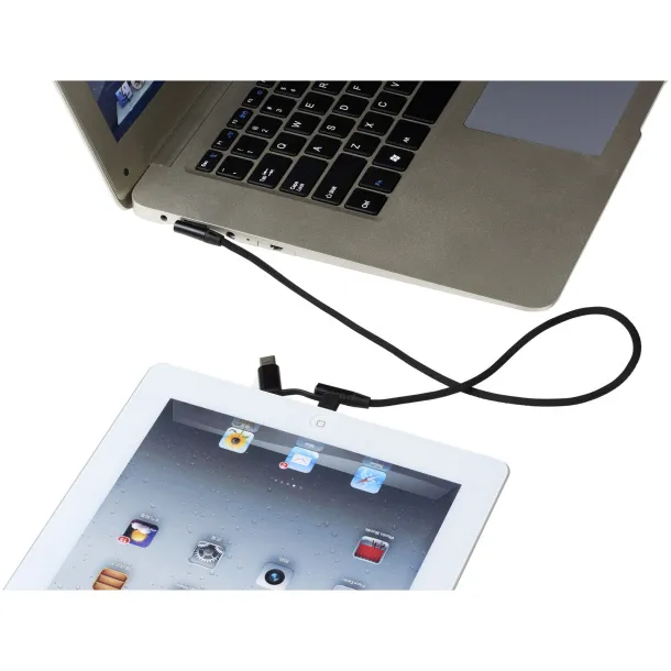 Ecliptic 3-u-1 kabel za punjenje - Avenue Solid black