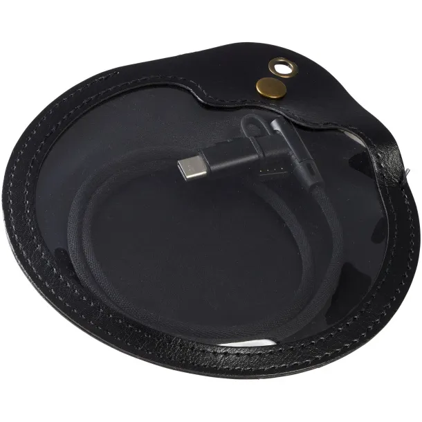 Ecliptic 3-in-1 charging cable - Avenue Solid black