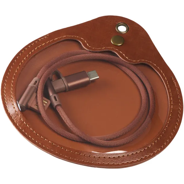 Ecliptic 3-in-1 charging cable - Avenue Brown