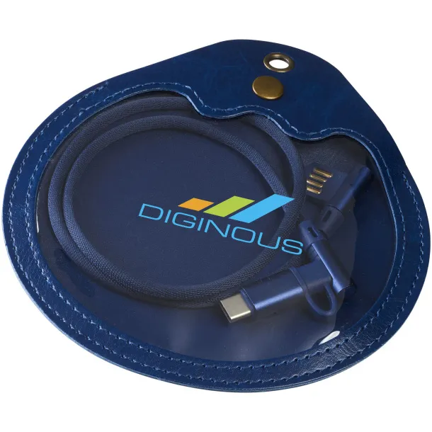 Ecliptic 3-in-1 charging cable - Avenue Navy Blue