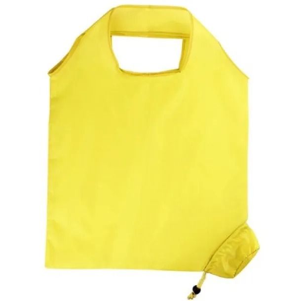  Foldable shopping bag "smiling face" yellow