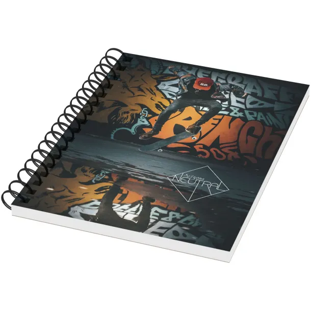 Desk-Mate® A6 notebook synthetic cover White Crna
