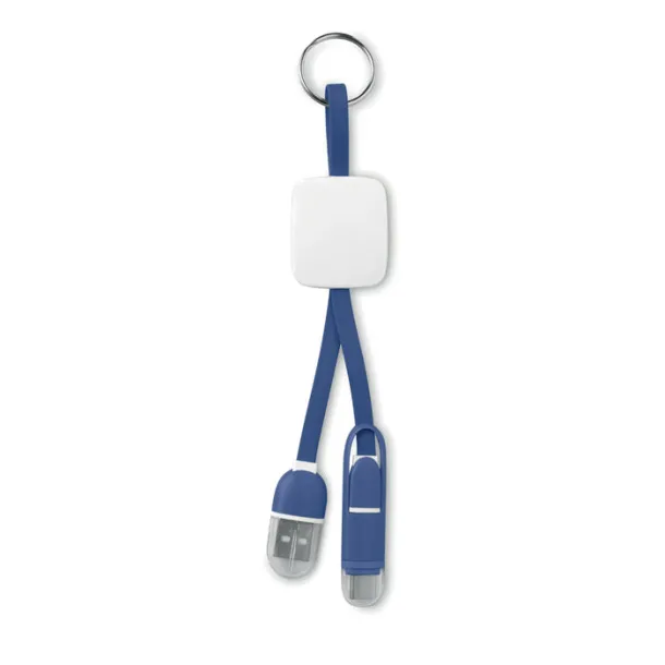KEY RING C Keyring with USB type C plug Royal blue