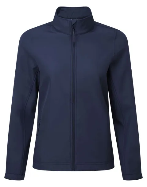 WINDCHECKER® WOMEN’S PRINTABLE & RECYCLED SOFTSHELL JACKET - Premier Navy