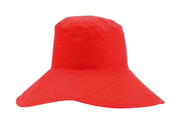 Shelly beach hat Red