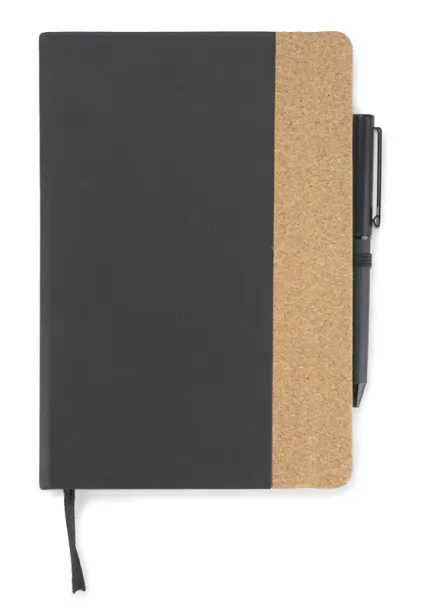 ZENIX Set - notebook with pen czarny