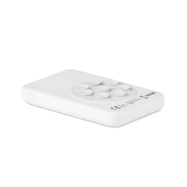 BIMAS POWER Suction cup Power bank 5000mAh White
