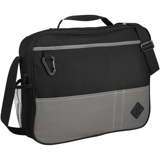 Hayden conference briefcase - Bullet Solid black Grey