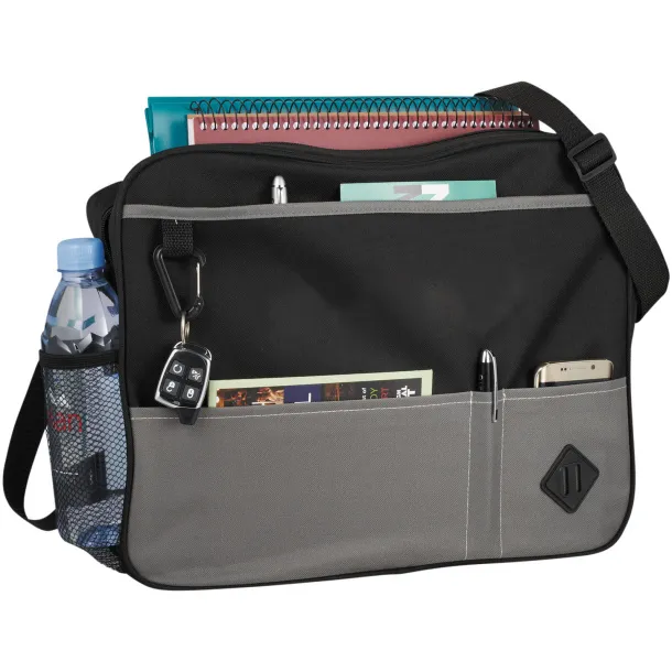 Hayden conference briefcase - Bullet Solid black Grey