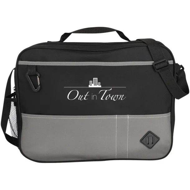Hayden conference briefcase - Bullet Solid black Grey