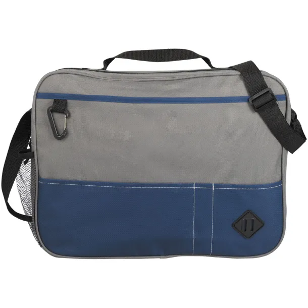Hayden conference briefcase - Bullet Grey Navy Blue