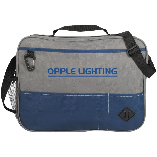 Hayden conference briefcase - Bullet Grey Navy Blue