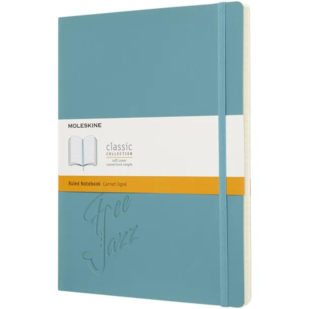 Moleskine Classic XL notes s mekim koricama - Moleskine Reef blue